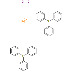 双三苯基磷二氯化钯 结构式