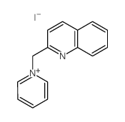 2-(pyridin-1-ium-1-ylmethyl)quinoline iodide 结构式