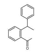 Ethanone, 1-[2-(1-phenylethyl)phenyl]- 结构式