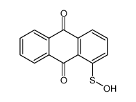 9,10-二氢-9,10-二氧代-1-蒽亚磺酸 结构式