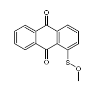 1-Anthracenesulfenic acid, 9,10-dihydro-9,10-dioxo-, methyl ester 结构式