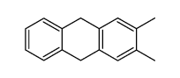 9,10-二氢-2,3-二甲基蒽 结构式