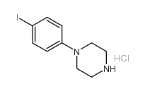 1-(4-碘苯基)哌嗪 盐酸盐 结构式