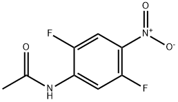 N-(2,5-二氟-4-硝基苯基)乙酰胺 结构式