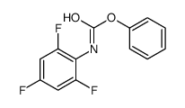 Carbamic acid, (2,4,6-trifluorophenyl)-, phenyl ester 结构式