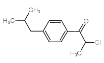 2-氯-1-(4-异丁基苯基)丙酮 结构式