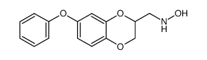 1,4-Benzodioxin-2-methanamine, 2,3-dihydro-N-hydroxy-7-phenoxy- 结构式