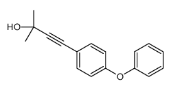 3-Butyn-2-ol, 2-methyl-4-(4-phenoxyphenyl)- 结构式
