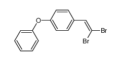 1-(2,2-二溴乙烯基)-4-苯氧基苯 结构式
