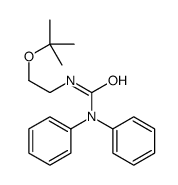 Urea, N'-[2-(1,1-dimethylethoxy)ethyl]-N,N-diphenyl- 结构式