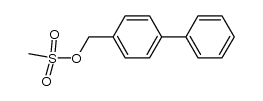 [1,1'-Biphenyl]-4-methanol, 4-methanesulfonate 结构式