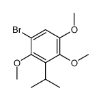 1-溴-2,4,5-三甲氧基-3-异丙基苯 结构式