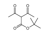 2-乙酰-3-氧代丁酸叔丁酯 结构式