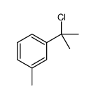 1-(1-氯-1-甲基乙基)-3-甲基苯 结构式