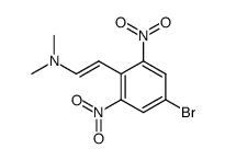 Ethenamine, 2-(4-bromo-2,6-dinitrophenyl)-N,N-dimethyl-, (1E)- 结构式