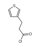 3-噻吩丙酰氯 结构式
