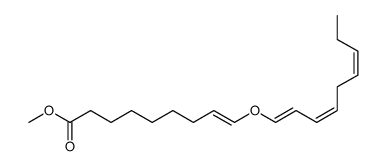 (E)-9-[[(1E,3Z,6Z)-1,3,6-壬三烯基]氧基]-8-壬烯酸甲酯 结构式