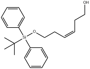 3-Hexen-1-ol, 6-[[(1,1-dimethylethyl)diphenylsilyl]oxy]-, (Z)- (9CI) 结构式