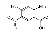 2,4-二氨基-5-硝基苯甲酸 结构式