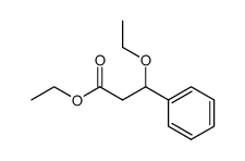 3-乙氧基-3-苯基丙酸乙酯 结构式