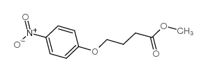4-(p-硝基苯氧基)丁酸甲酯 结构式