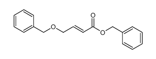 2-Butenoic acid, 4-(phenylmethoxy)-, phenylmethyl ester 结构式