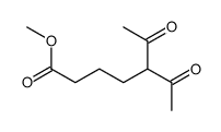 Heptanoic acid, 5-acetyl-6-oxo-, methyl ester 结构式