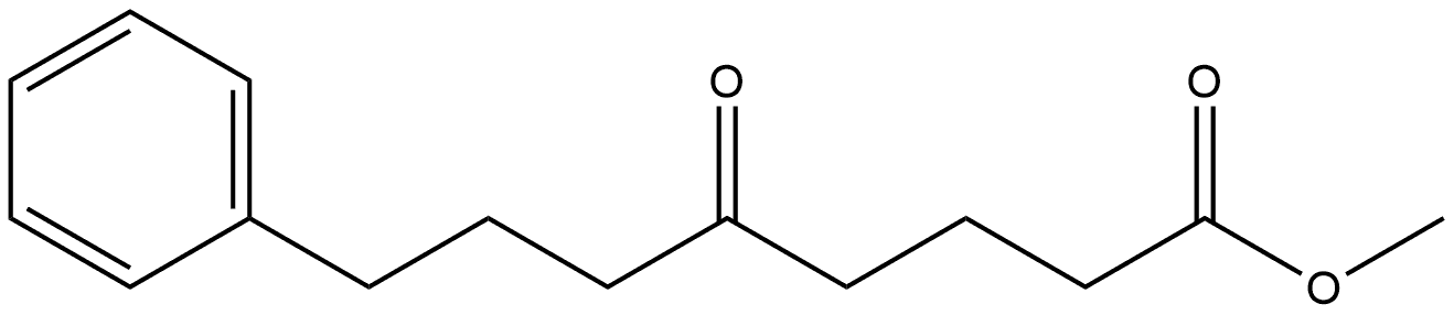δ-氧代苯辛酸甲酯 结构式