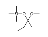 Cyclopropane, 1-methoxy-2-methyl-1-[(trimethylsilyl)oxy]- 结构式