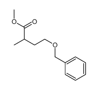 2-甲基-4-(苯基甲氧基)丁酸甲酯 结构式