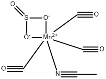 (乙腈)三羰基[亚硫酸根(2-)-κO,κO']合锰, (OC-6-33)- 结构式