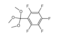 1,2,3,4,5-五氟-6-(三甲氧基甲基)苯 结构式
