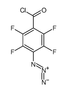 4-叠氮基-2,3,5,6-四氟苯甲酰氯 结构式