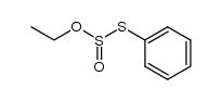 硫代亚硫酸 O-乙基 S-苯基酯 结构式