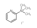 N,N,N-三甲基-2-吡啶铵碘化物 结构式