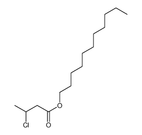 Butanoic acid, 3-chloro-, undecyl ester 结构式