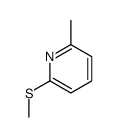 2-甲基-6-(甲硫基)吡啶 结构式