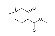 4,4-二甲基-2-氧代环己烷羧酸甲酯 结构式