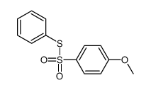 4-甲氧基苯硫代磺酸 S-苯酯 结构式