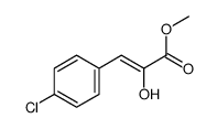 3-(4-氯苯基)-2-羟基丙烯酸甲酯 结构式