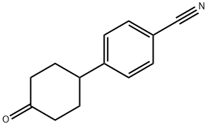 4-(4-氰基苯基)环己酮 结构式