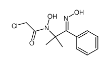 Acetamide, 2-chloro-N-hydroxy-N-[2-(hydroxyimino)-1,1-dimethyl-2-phenylethyl]- 结构式