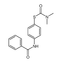 S-(4-benzamidophenyl) dimethylcarbamothioate 结构式