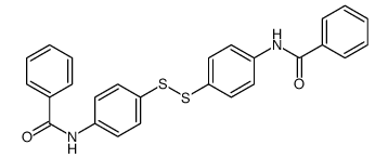 Benzamide, N,N'-(dithiodi-4,1-phenylene)bis- 结构式
