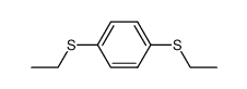 1,4-双(乙硫基)苯 结构式