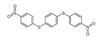 1,4-双[(4-硝基苯基)硫代]苯 结构式