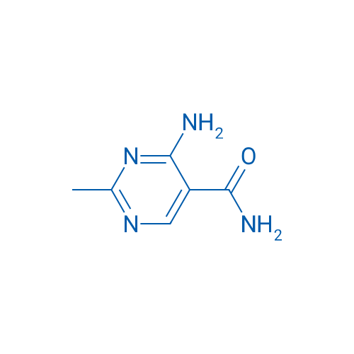 4-氨基-2-甲基嘧啶-5-甲酰胺 结构式