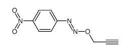 Diazene, (4-nitrophenyl)(2-propynyloxy)-, (E)- (9CI) 结构式