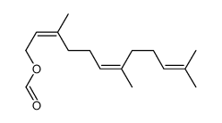 3,7,11-三甲基-2,6,10-十二碳三烯-1-醇甲酸酯 结构式