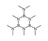 N2,N2,N4,N4,N6,N6,1,3,5-九甲基-2,4,6-硼嗪三胺 结构式